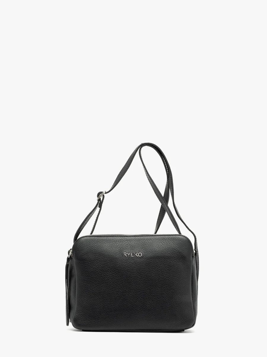 Czarna torebka z regulowanym paskiem