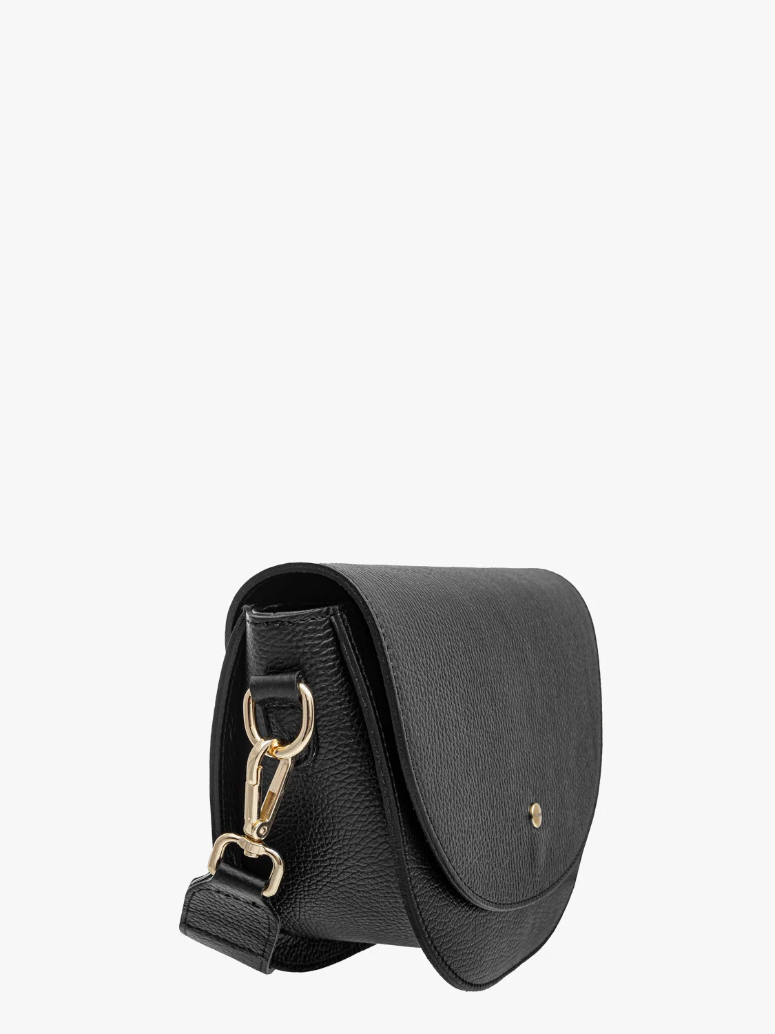 Czarna torebka średniej wielkości