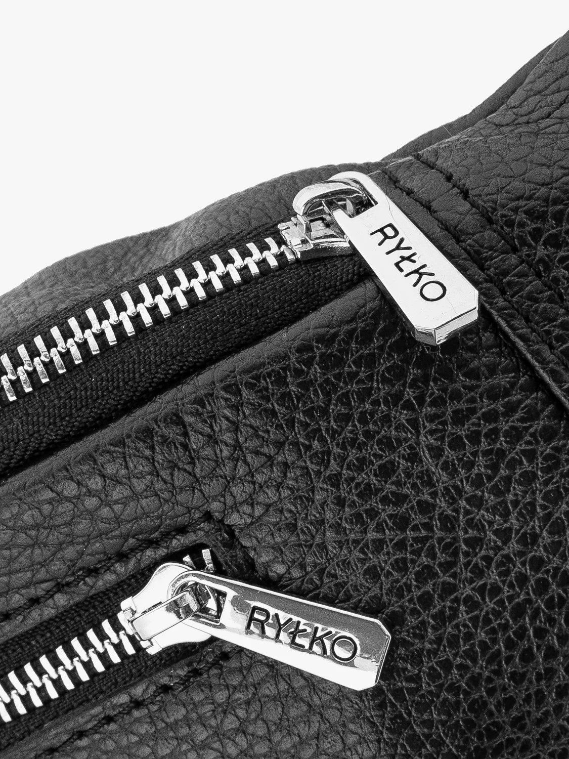 Czarna torebka nerka - crossbody