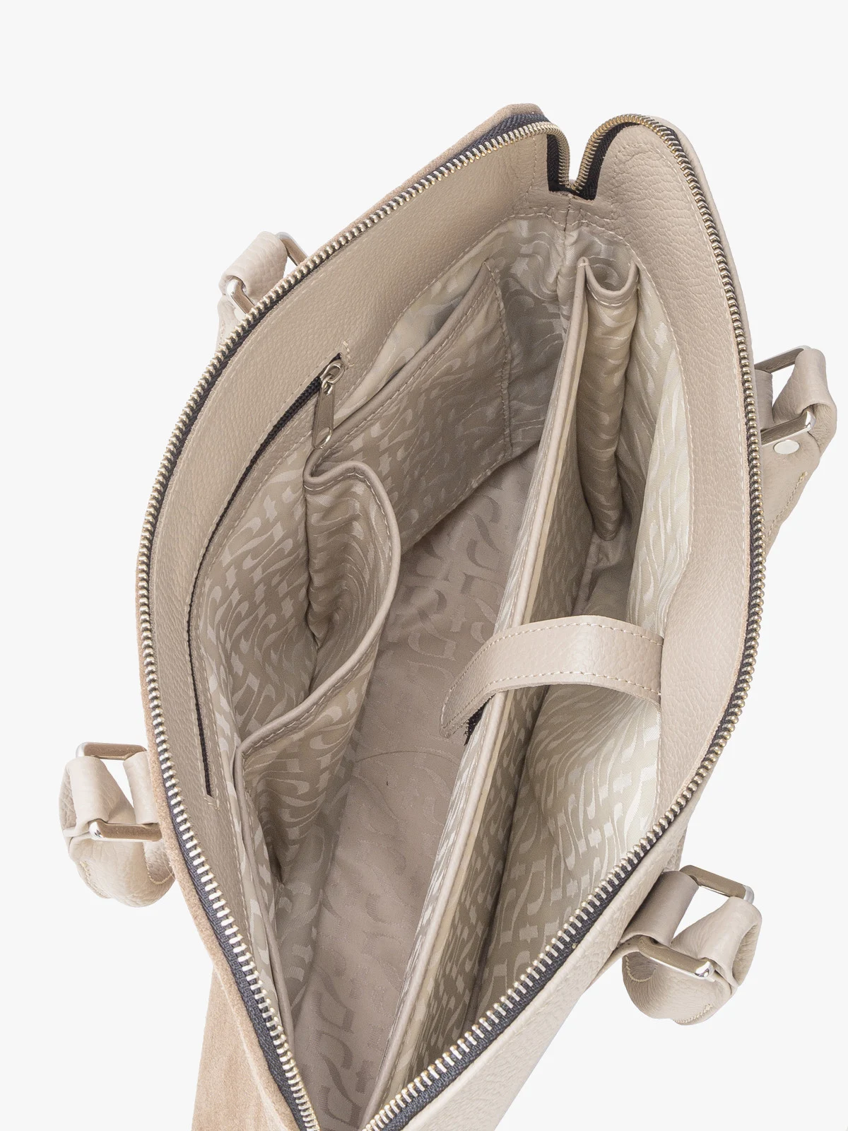 Beżowa torebka na laptopa lub tablet