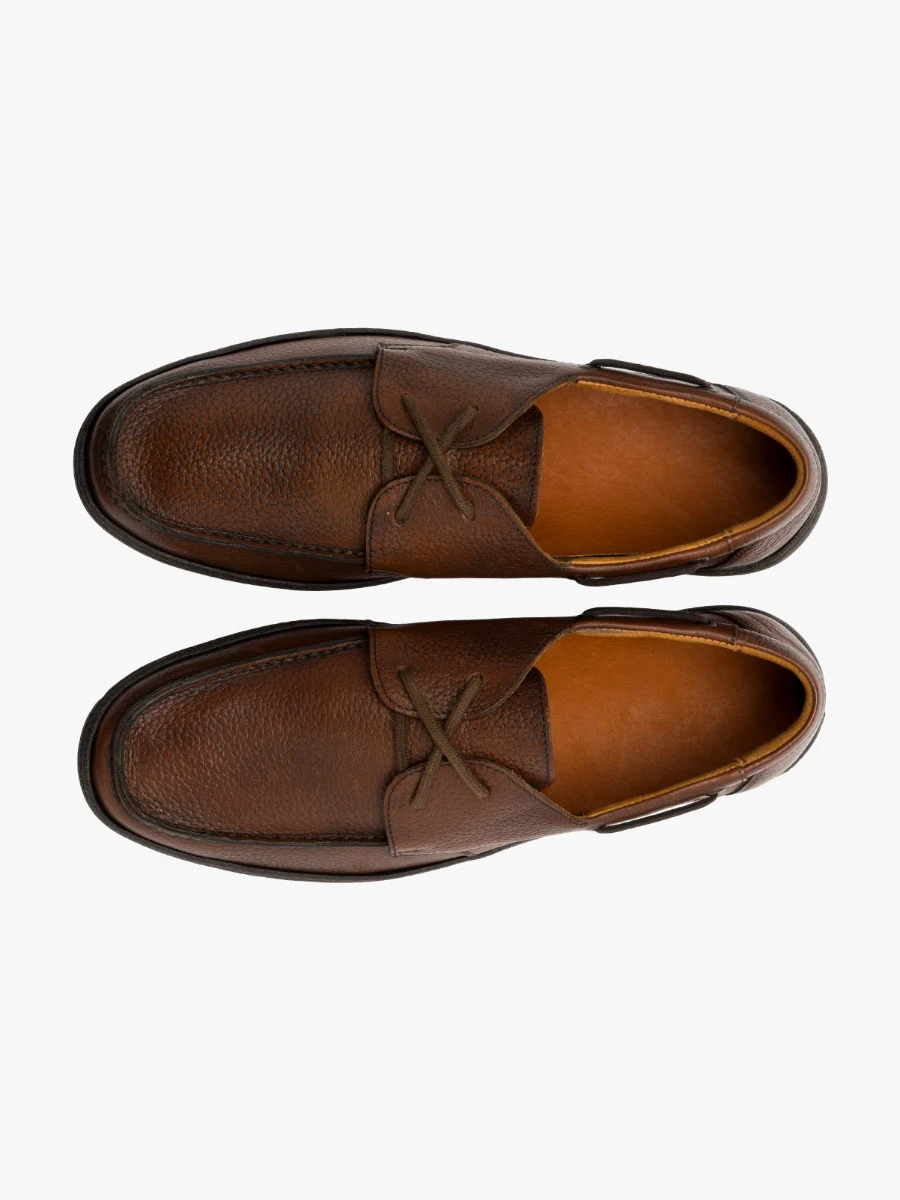 Brązowe półbuty męskie