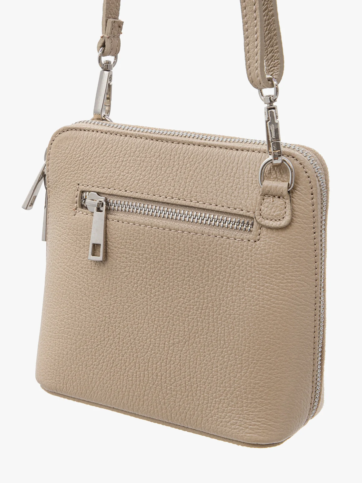 Mała beżowa torebka na ramię