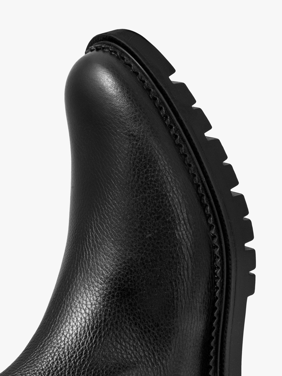 Czarne sztyblety damskie z elastyczną tkaniną