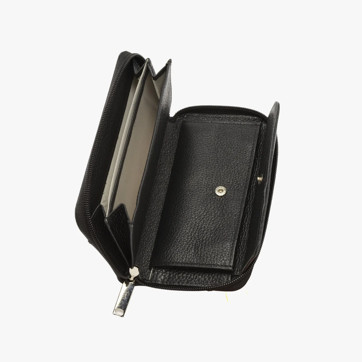 Czarny portfel damski