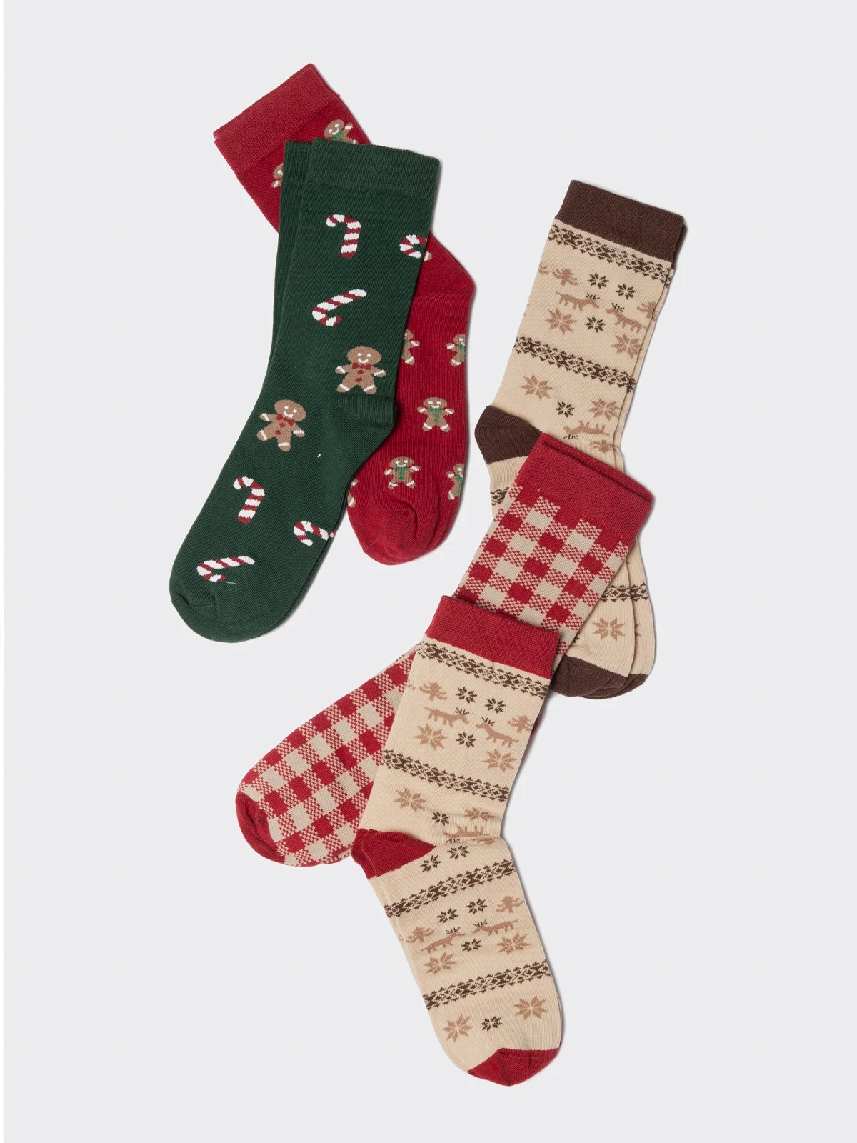 Bawełniane skarpety w ozdobny print