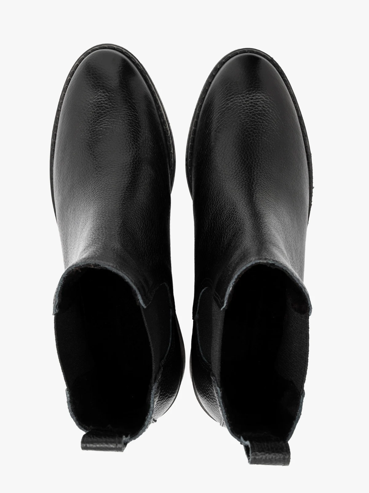 Czarne sztyblety damskie na obcasie