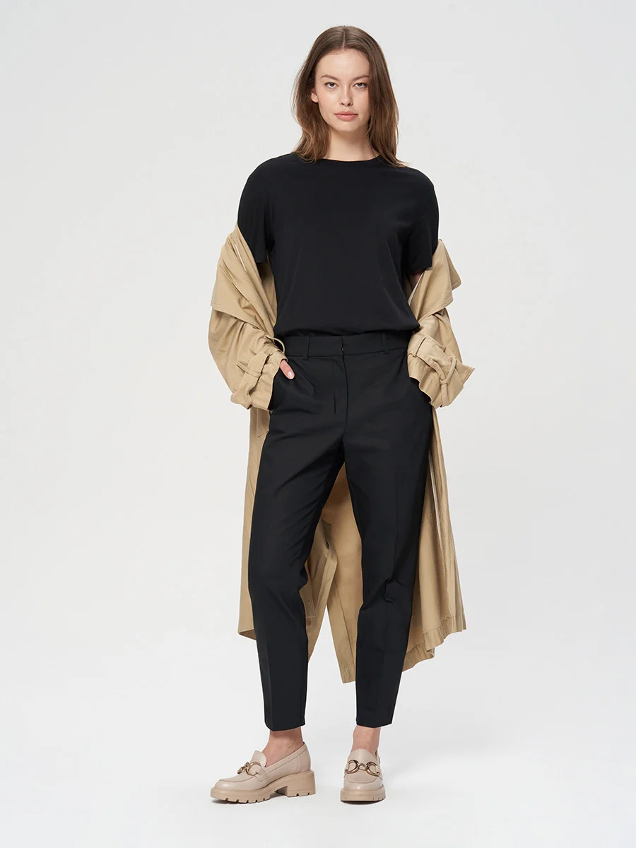 Beżowe mokasyny na masywnym spodzie