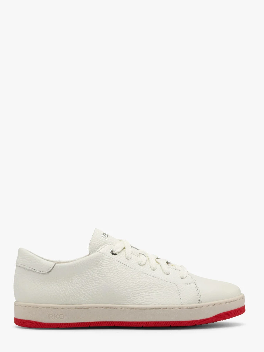 Białe półbuty sportowe na dwukolorowym spodzie