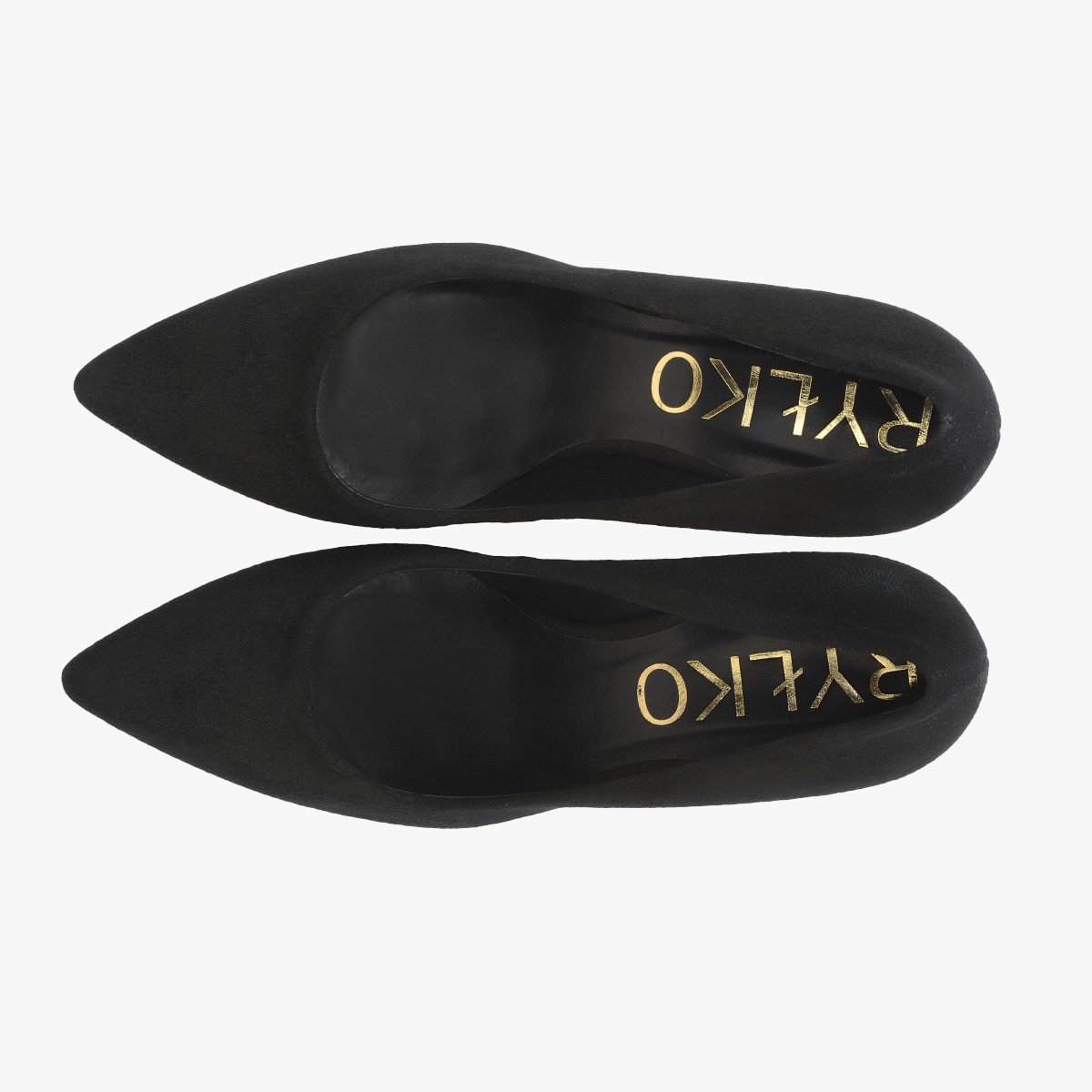 Czarne czółenka na szpilce