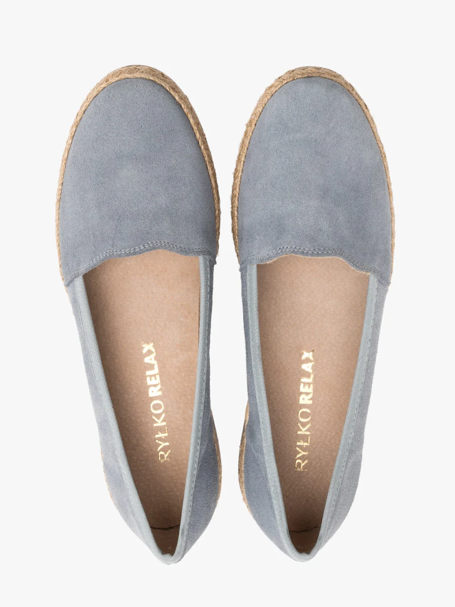 Niebieskie espadryle