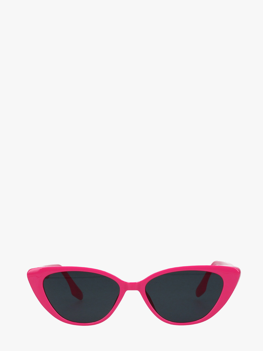 Okulary typu cat eye w różowej oprawie