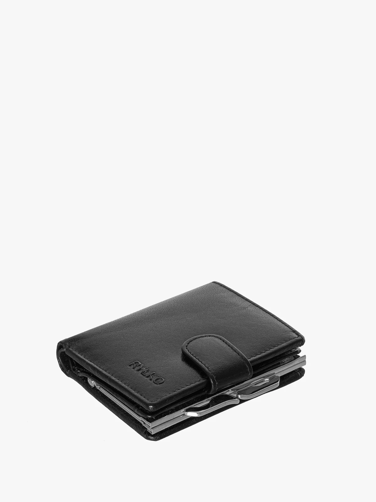 Czarny portfel damski