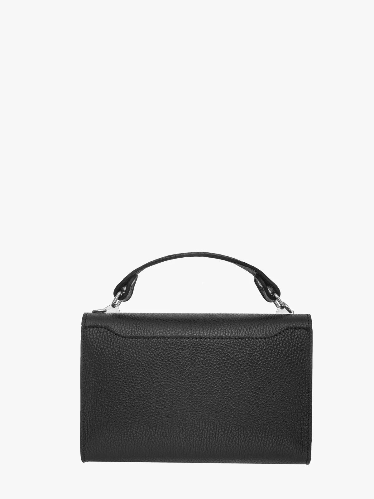 Elegancka, czarna torebka z łańcuszkiem oraz wygodną rączką