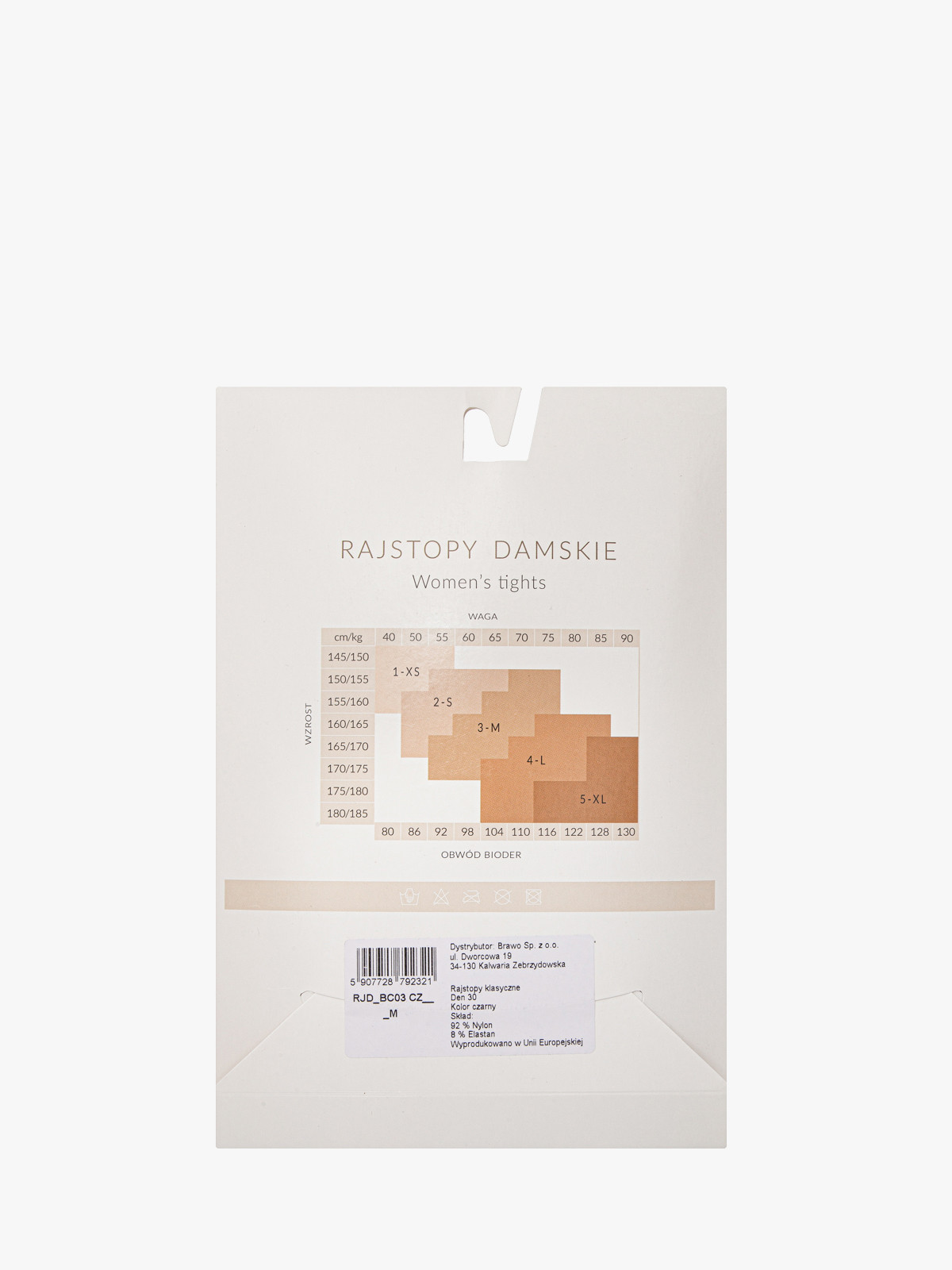 Czarne rajstopy damskie 30 den