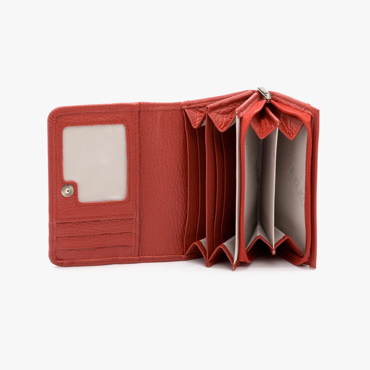 Czerwony portfel damski