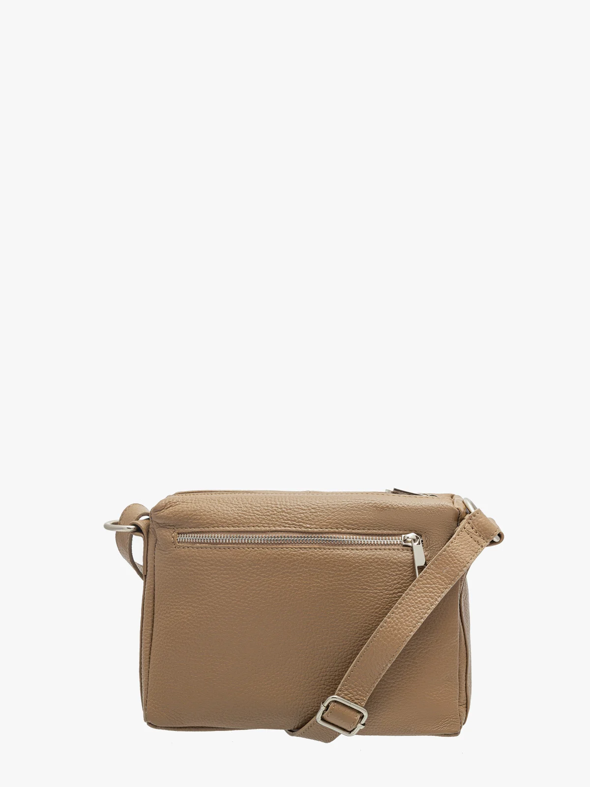 Beżowa torebka średniej wielkości