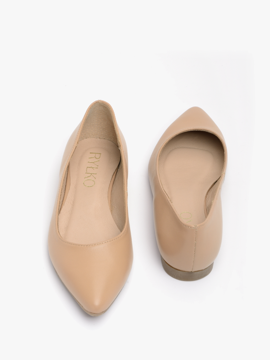 Baleriny z noskiem w szpic