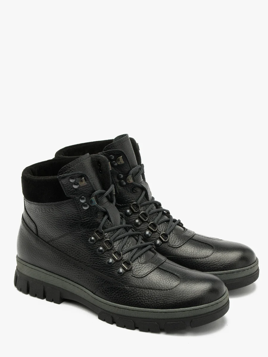 Czarne trzewiki męskie