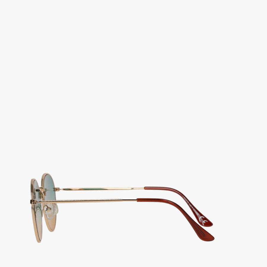 Dwukolorowe okulary przeciwsłoneczne w okrągłej oprawie