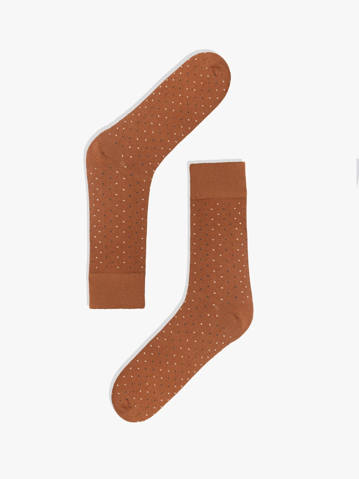 Rude skarpety męskie w kropki