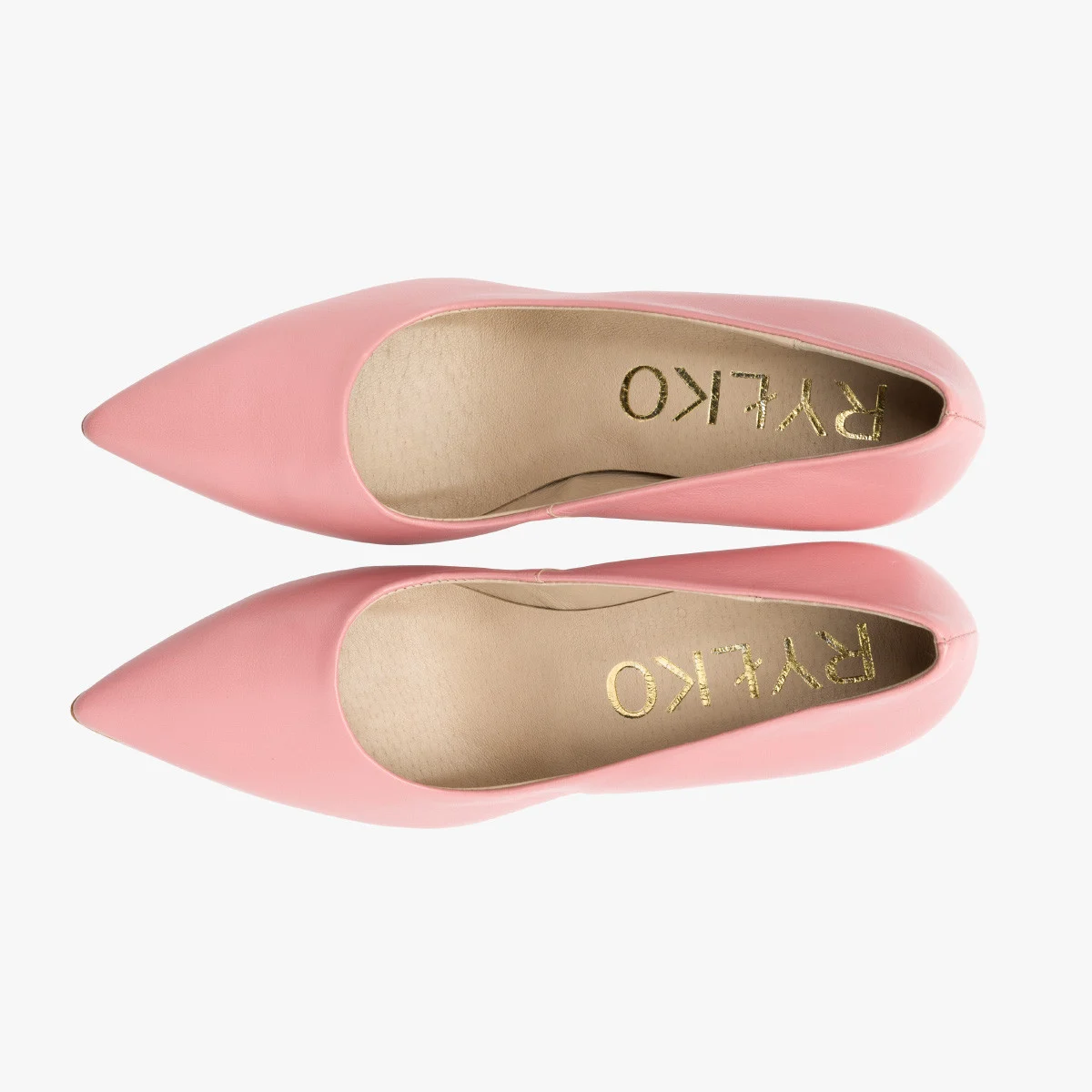 Różowe czółenka na szpilce