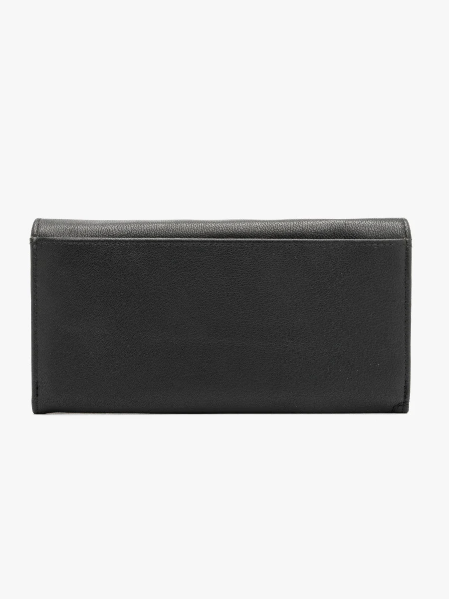 Czarny portfel damski