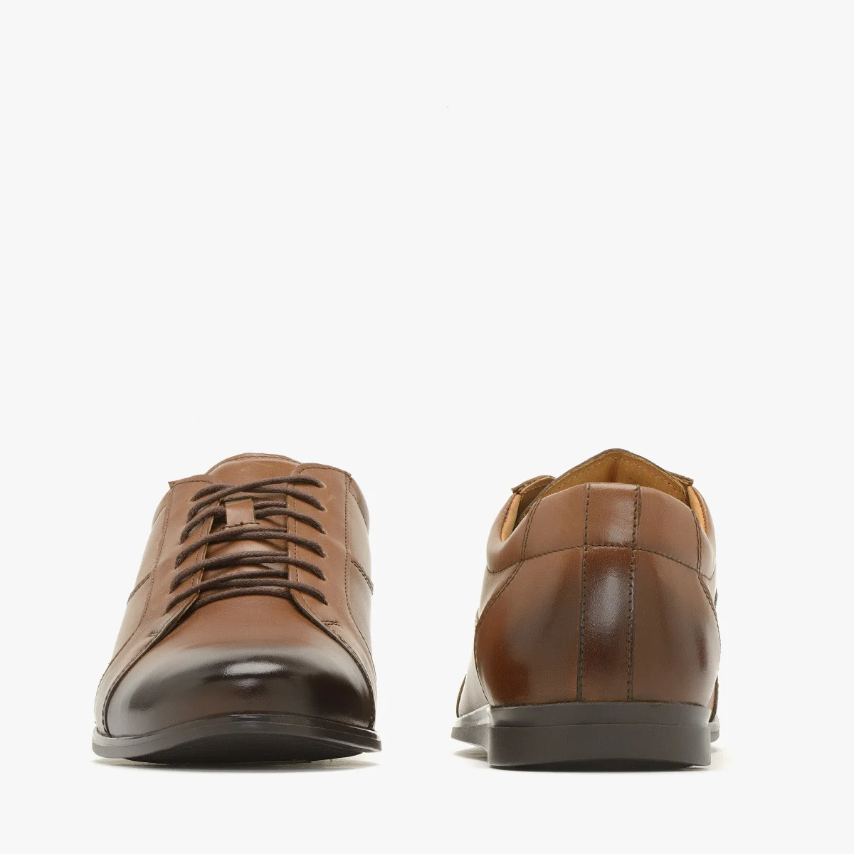 Brązowe półbuty męskie