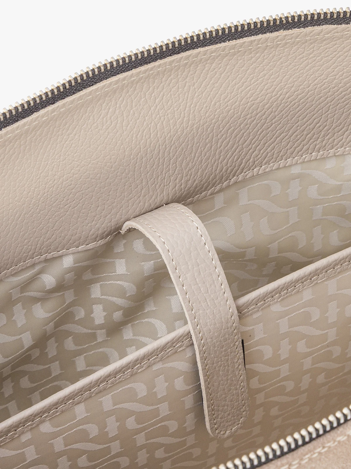 Beżowa torebka na laptopa lub tablet