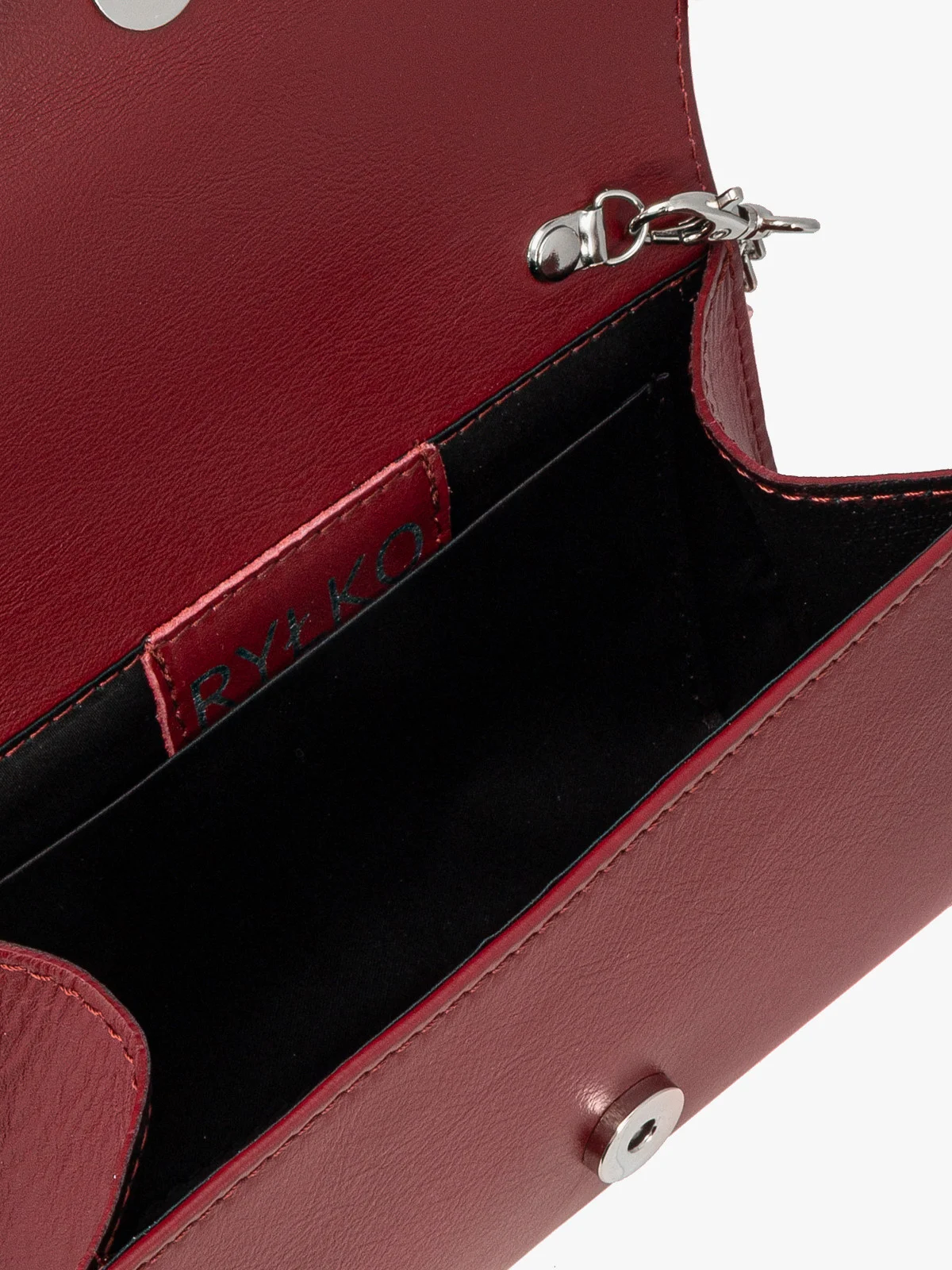 Elegancka bordowa torebka damska