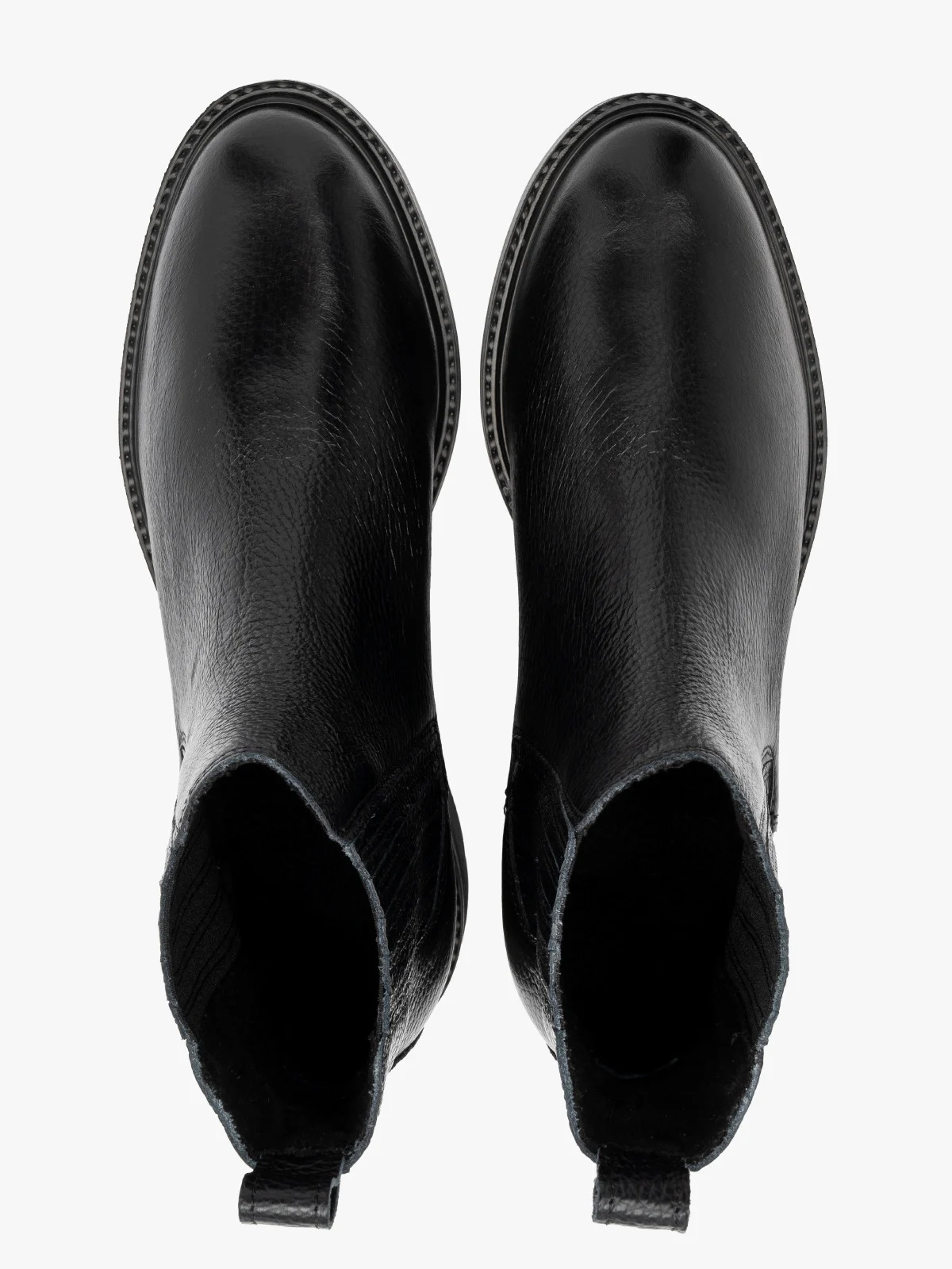 Sztyblety damskie z dekoracyjnymi naszyciami na gumie