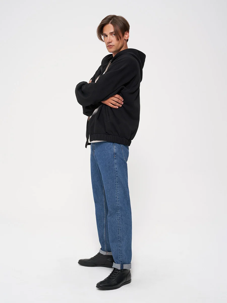 Czarne trzewiki męskie