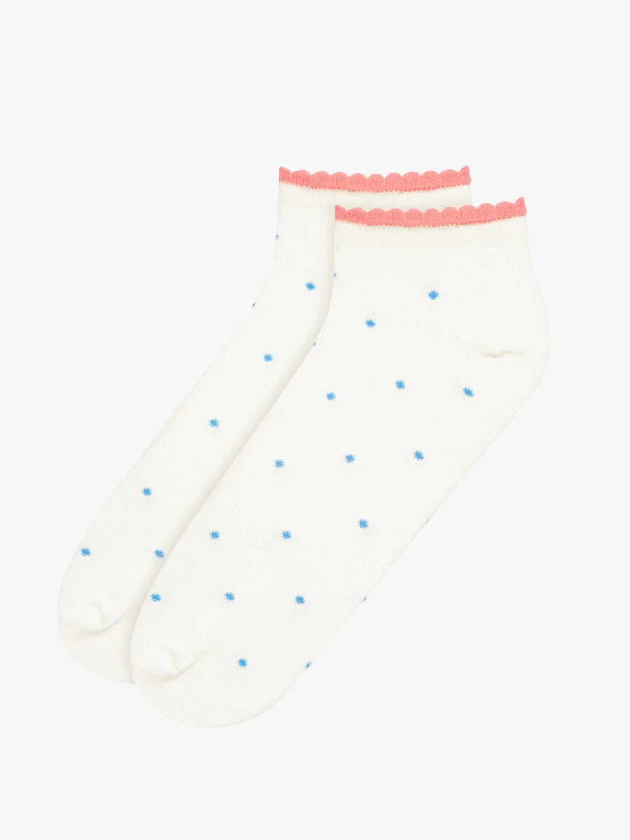 Skarpety bawełniane damskie w kropki