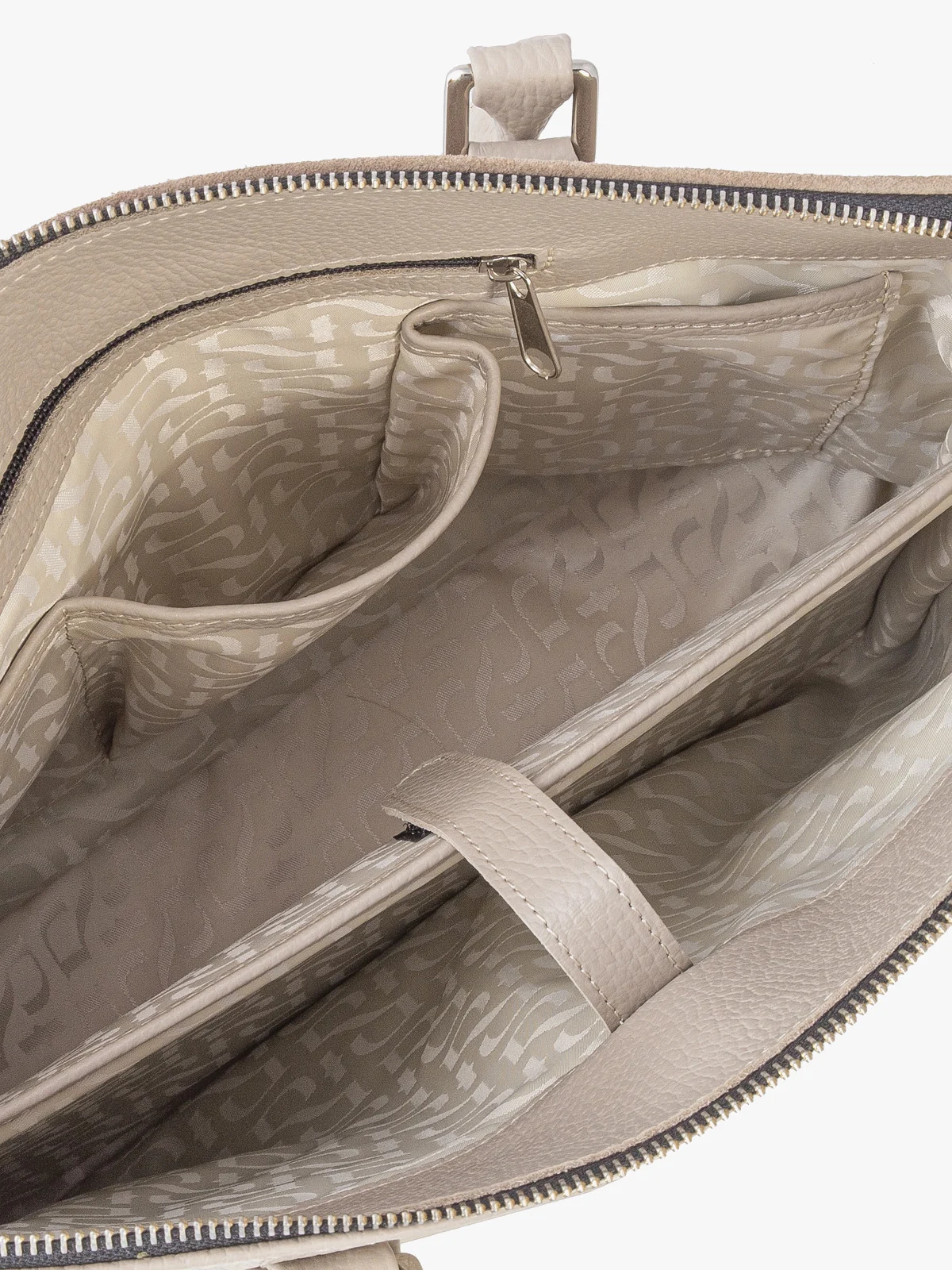 Beżowa torebka na laptopa lub tablet