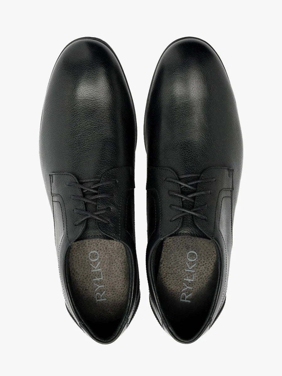 Czarny półbut męski