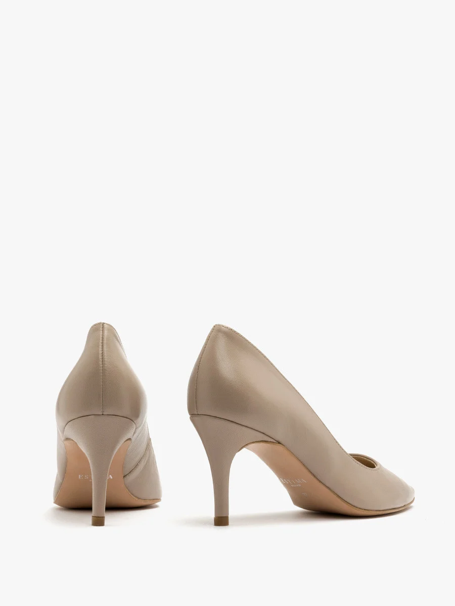 Beżowe czółenka damskie