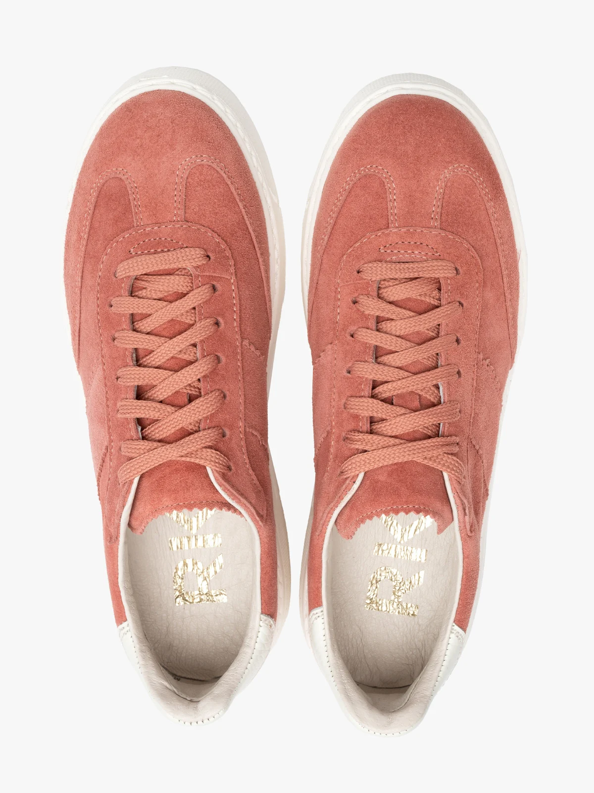 Różowe półbuty damskie w sportowym stylu