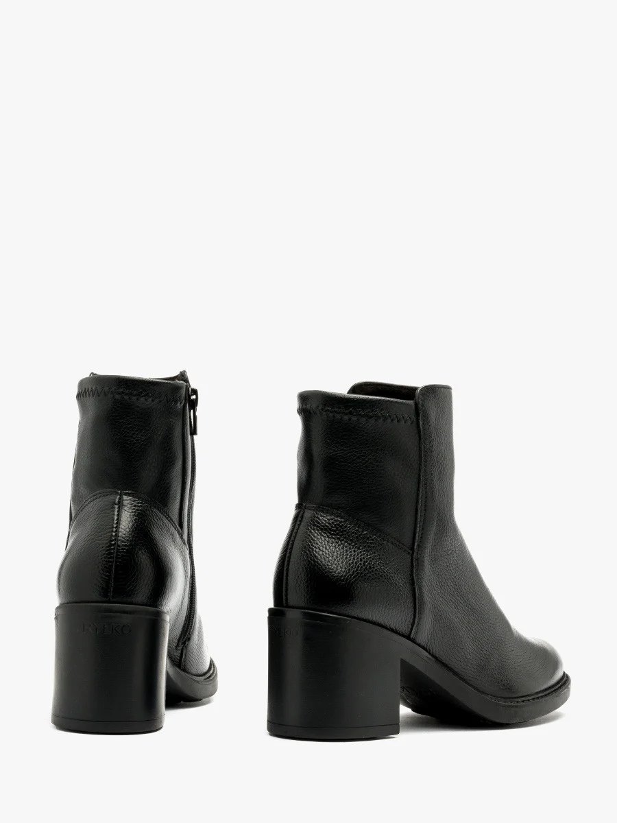 Czarne botki damskie