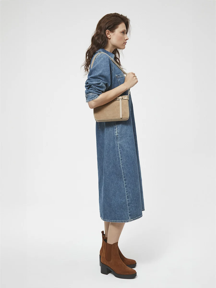 Brązowe sztyblety damskie