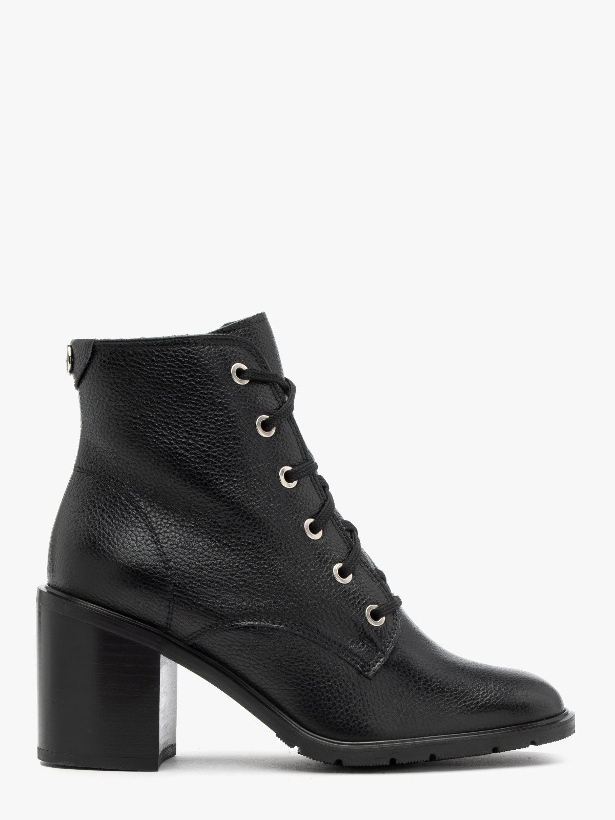 Trzewiki damskie na masywnym klocku