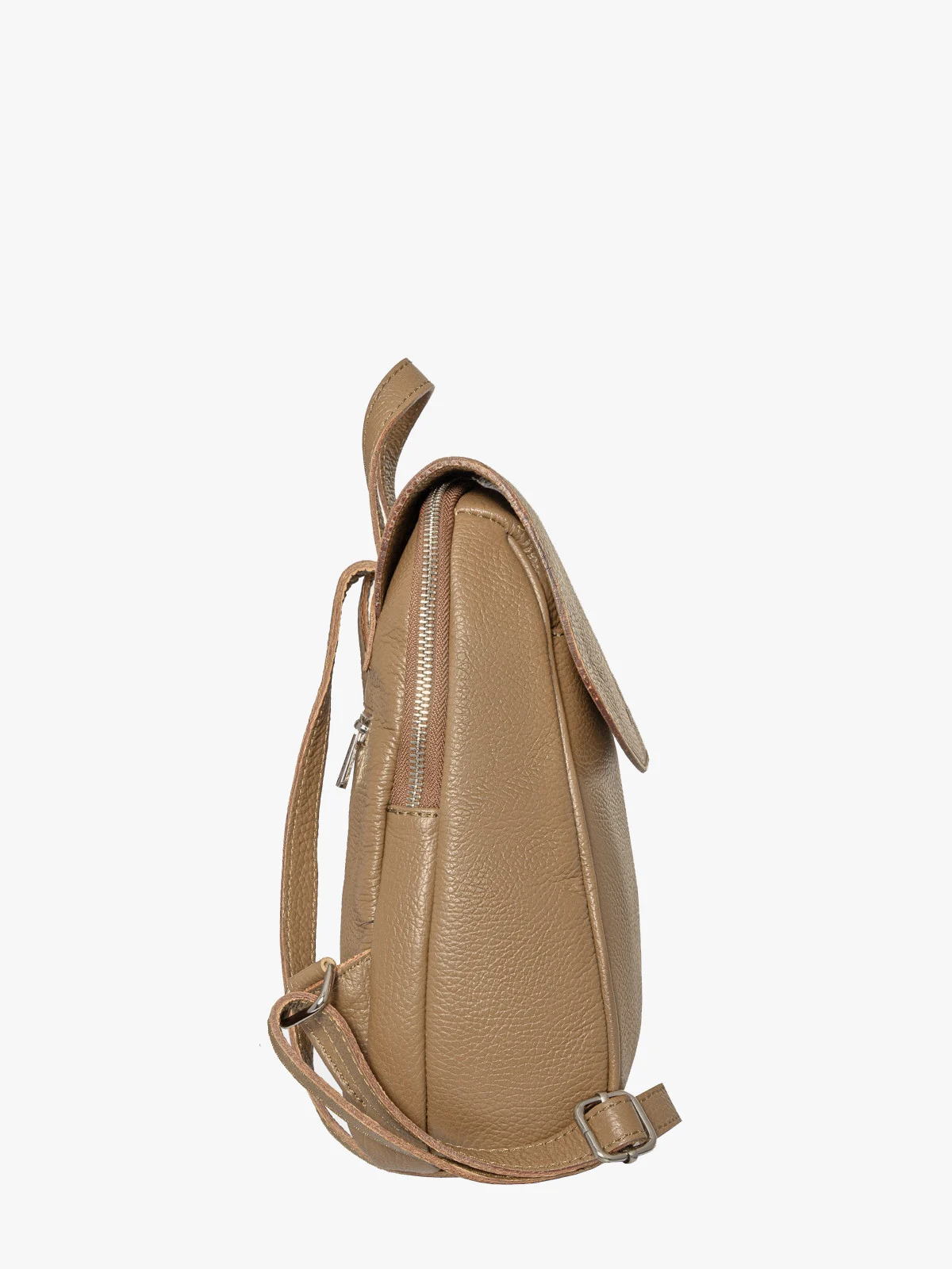 Beżowy plecak damski średniej wielkości