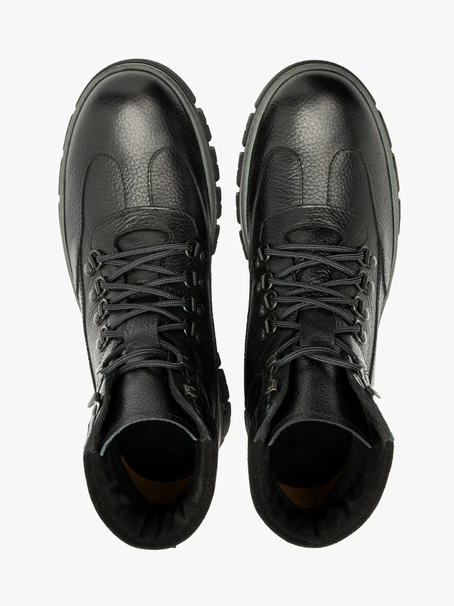 Czarne trzewiki męskie