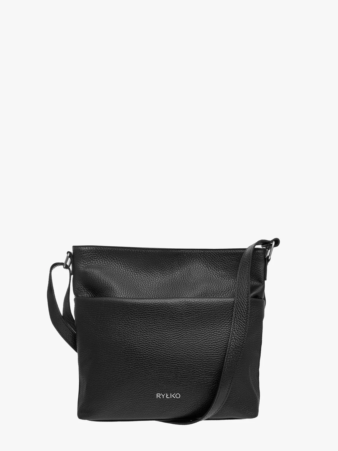 Czarna torebka średniej wielkości