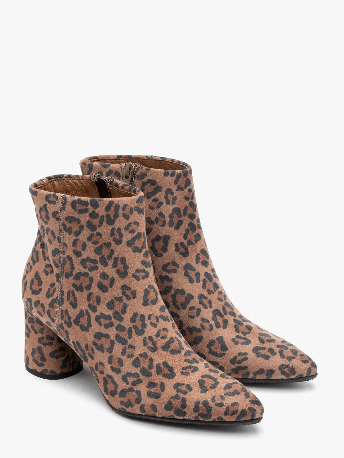 Botki damskie w panterkę