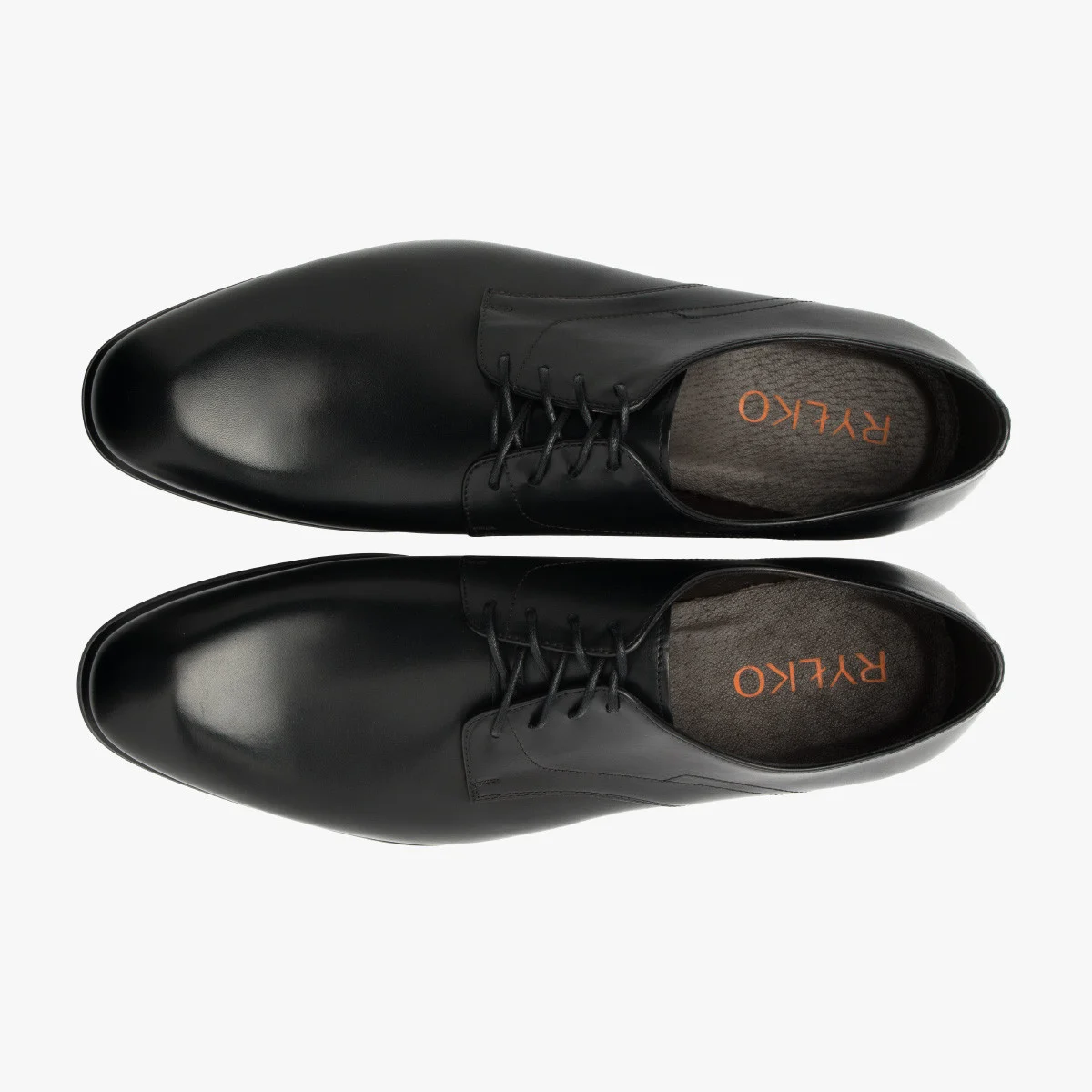 Czarne półbuty męskie