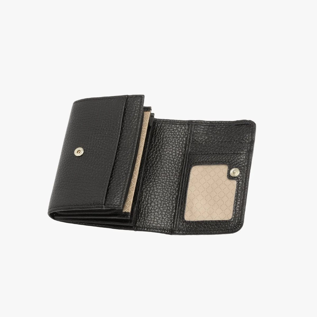 Czarny portfel damski