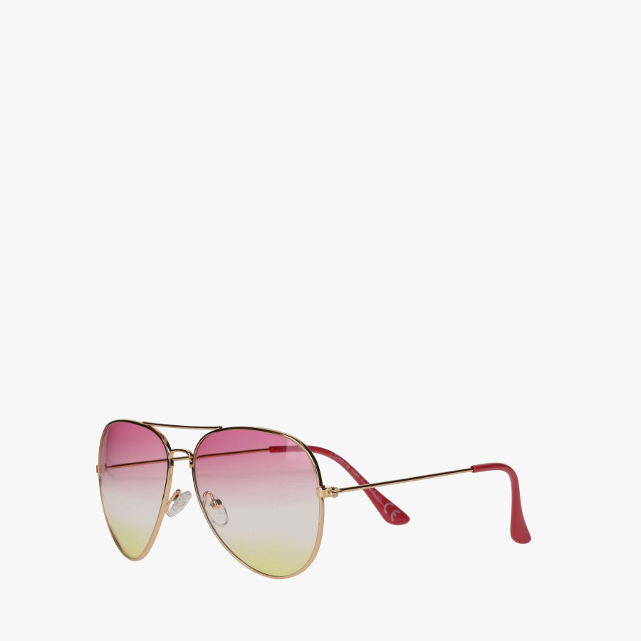 Okulary przeciwsłoneczne typu pilotki z kolorowymi szkłami