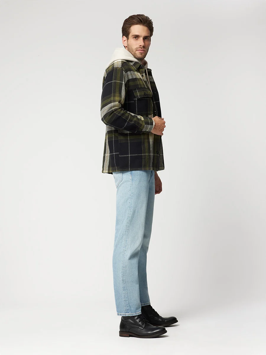 Czarny trzewik męski