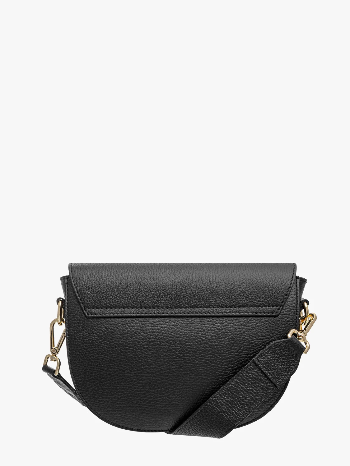 Czarna torebka średniej wielkości