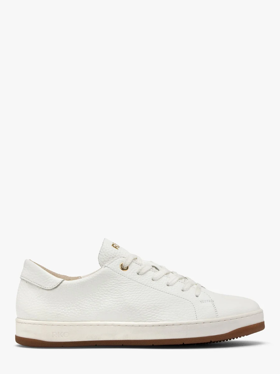 Białe półbuty sportowe na dwukolorowym spodzie