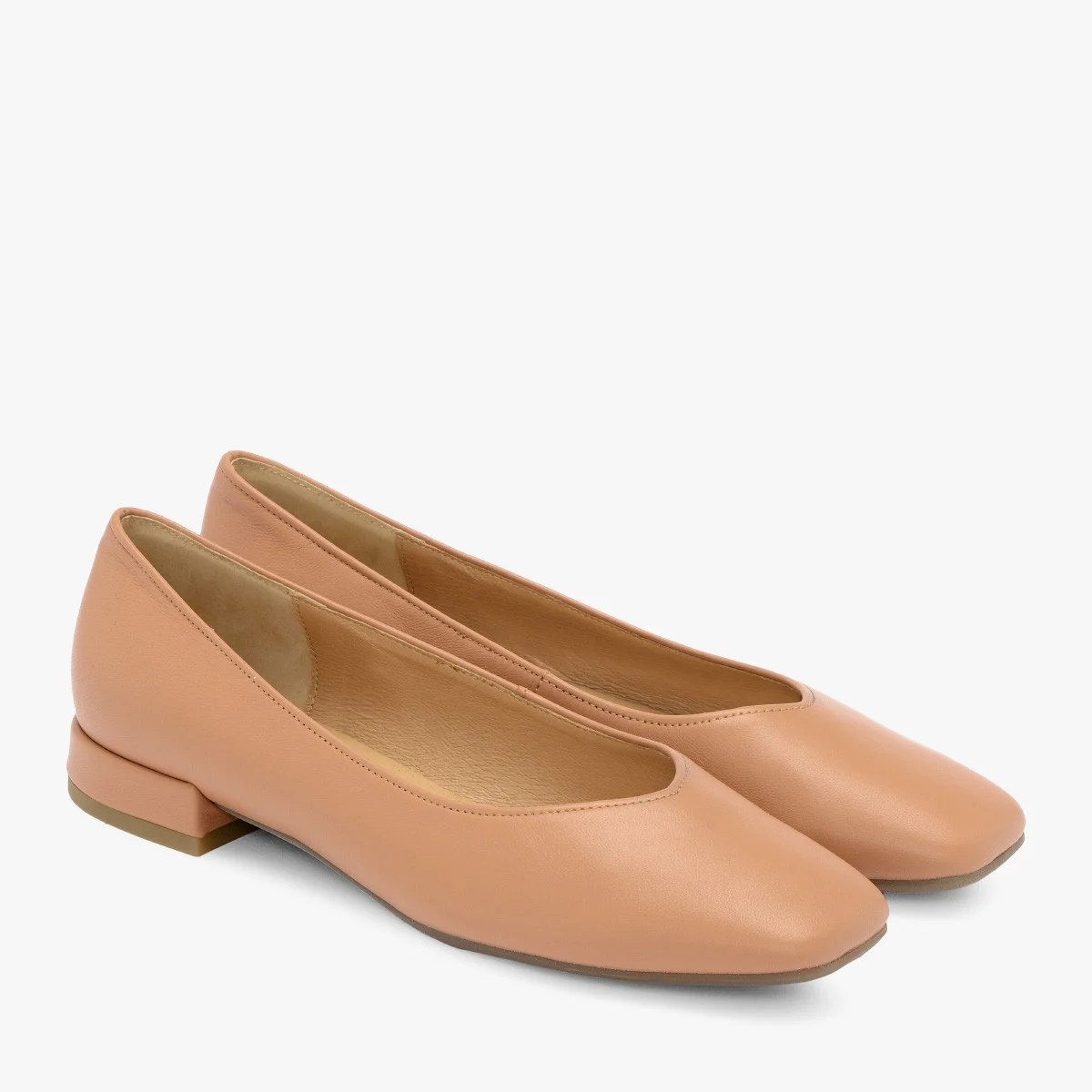 Niskie czółenko w kolorze brudny róż